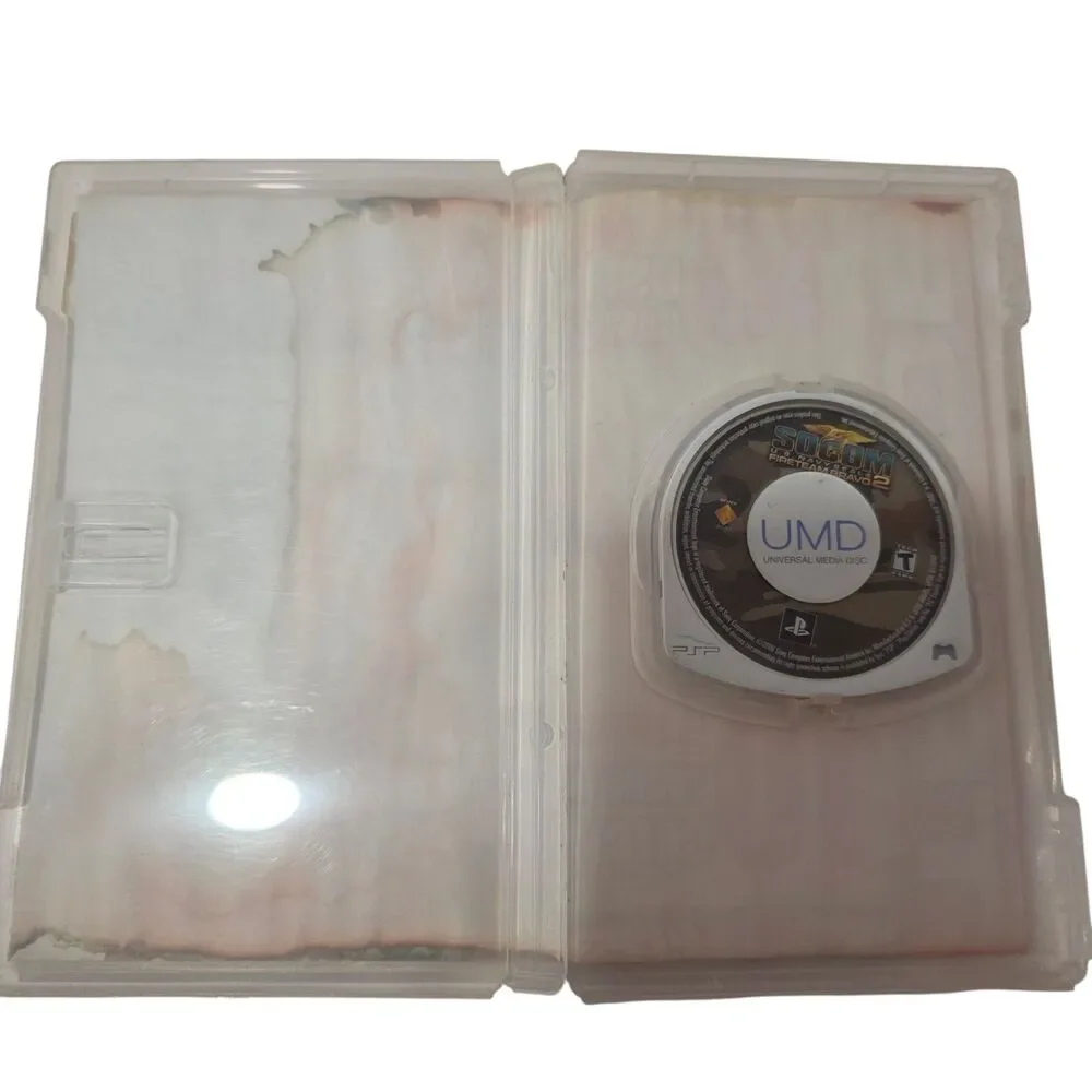 SOCOM US Navy SEALs Fireteam Bravo 2 PSP UMD Game Disc Only Untested Sony